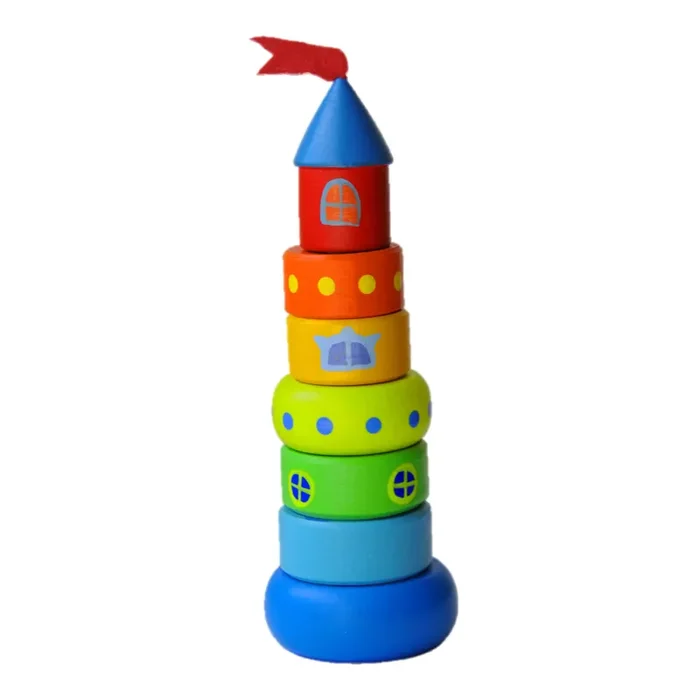 Wooden Stacking Toy – Small Castle