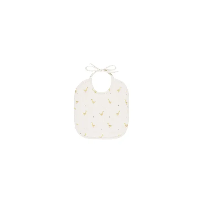 WOVEN TIE BIB || GEESE