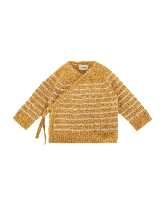 Wrap Top Striped – Fuzzy