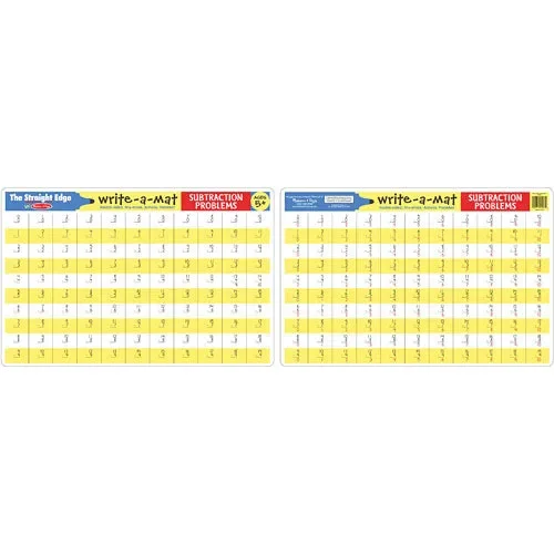 Write-A-Mat- Subtraction Problems
