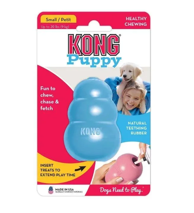 XS-L KONG Puppy Dog Toy with Your Choice of Dog Treat