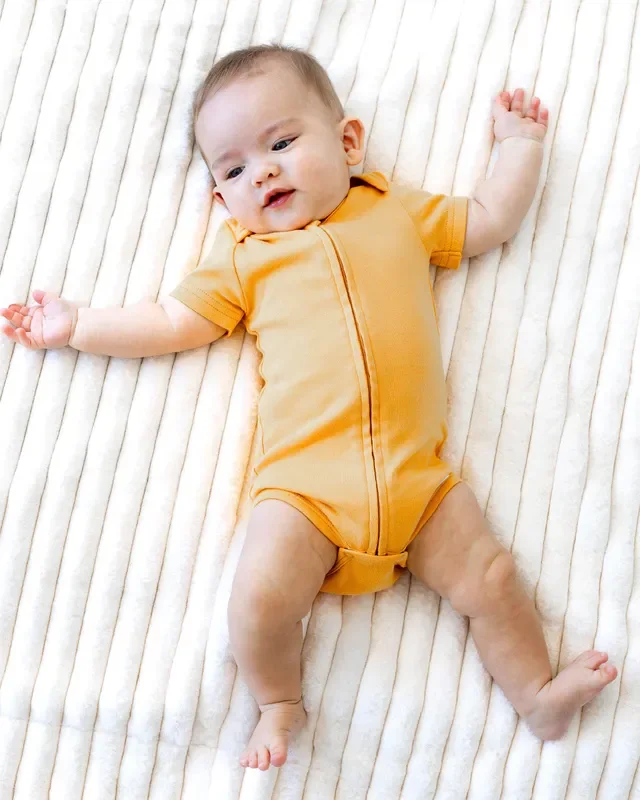 Zipper Bodysuit In Sunburst