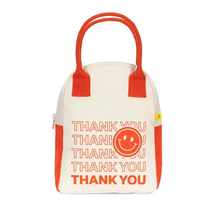 Zipper Lunch Bag – Thank You
