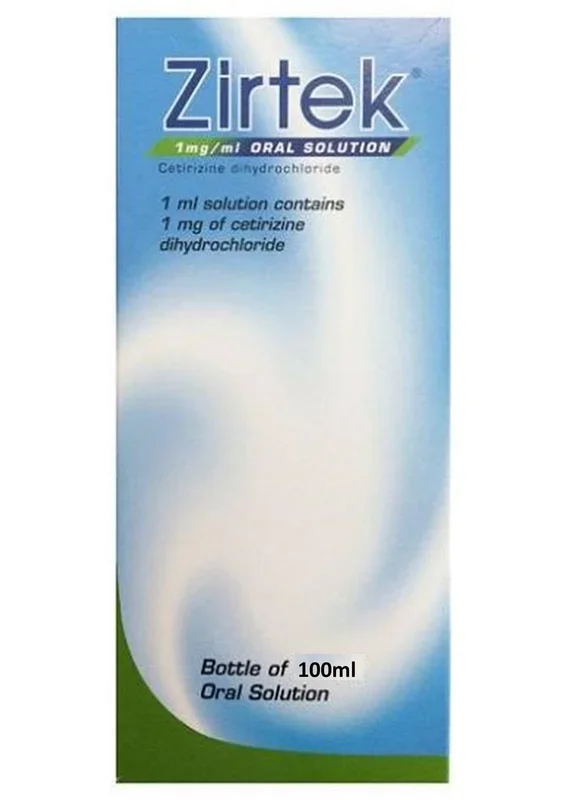 Zirtek Allergy Relief1mg/ml Oral Solution