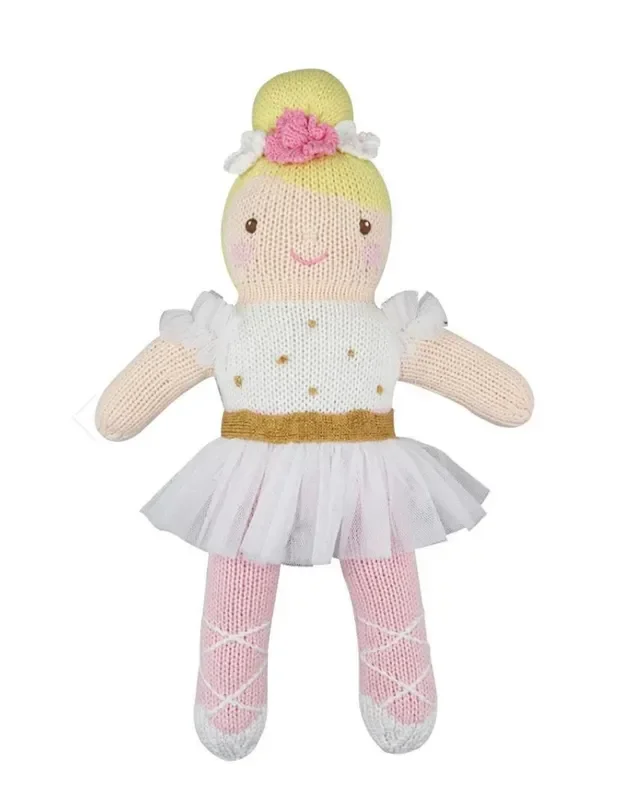 Zubels Blonde Hair Ballerina Doll
